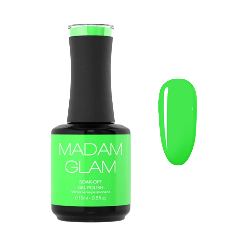 Neon Lime Green Madam Glam