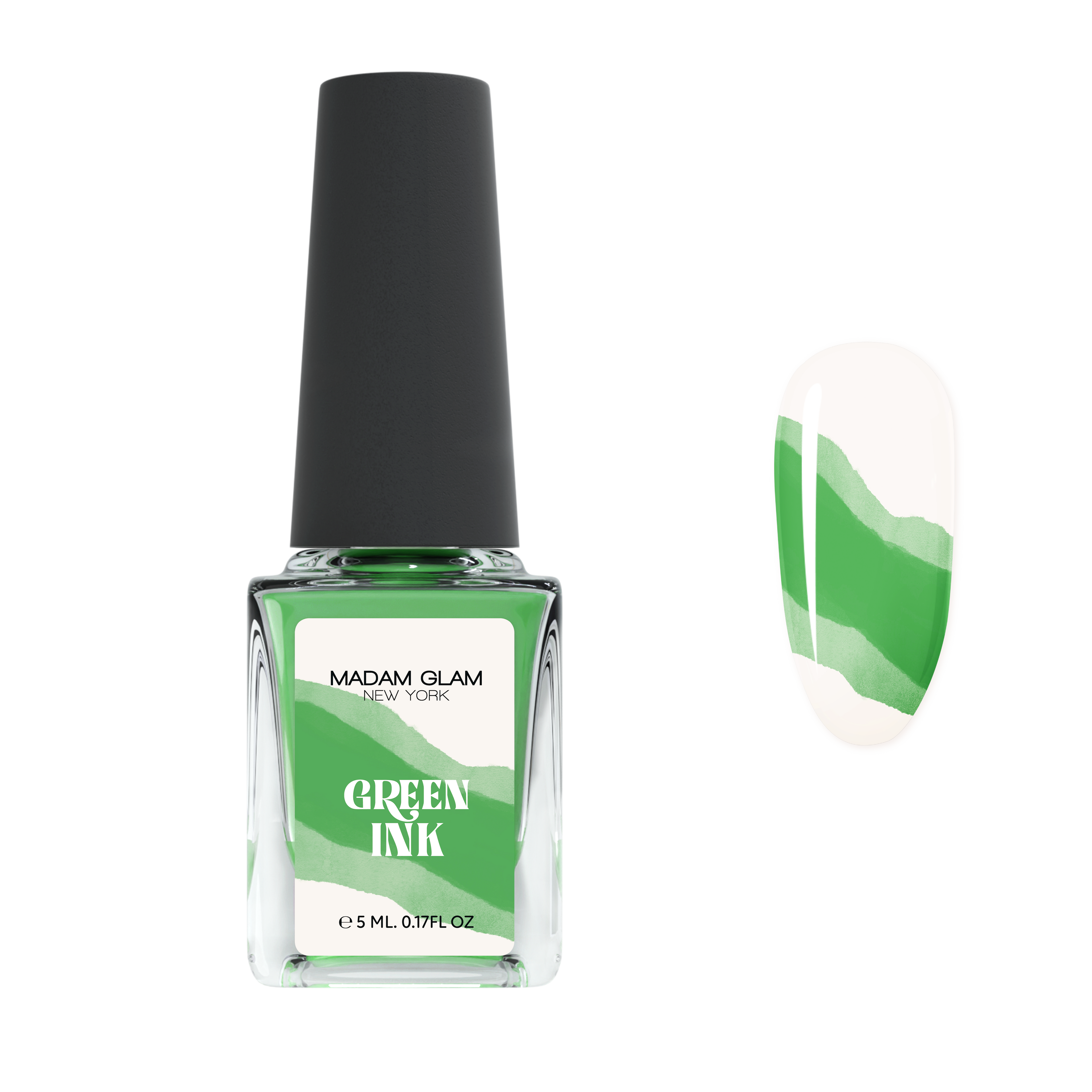 Green Nail Art Ink