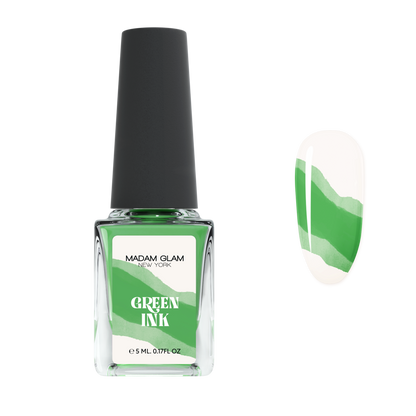 Green Nail Art Ink