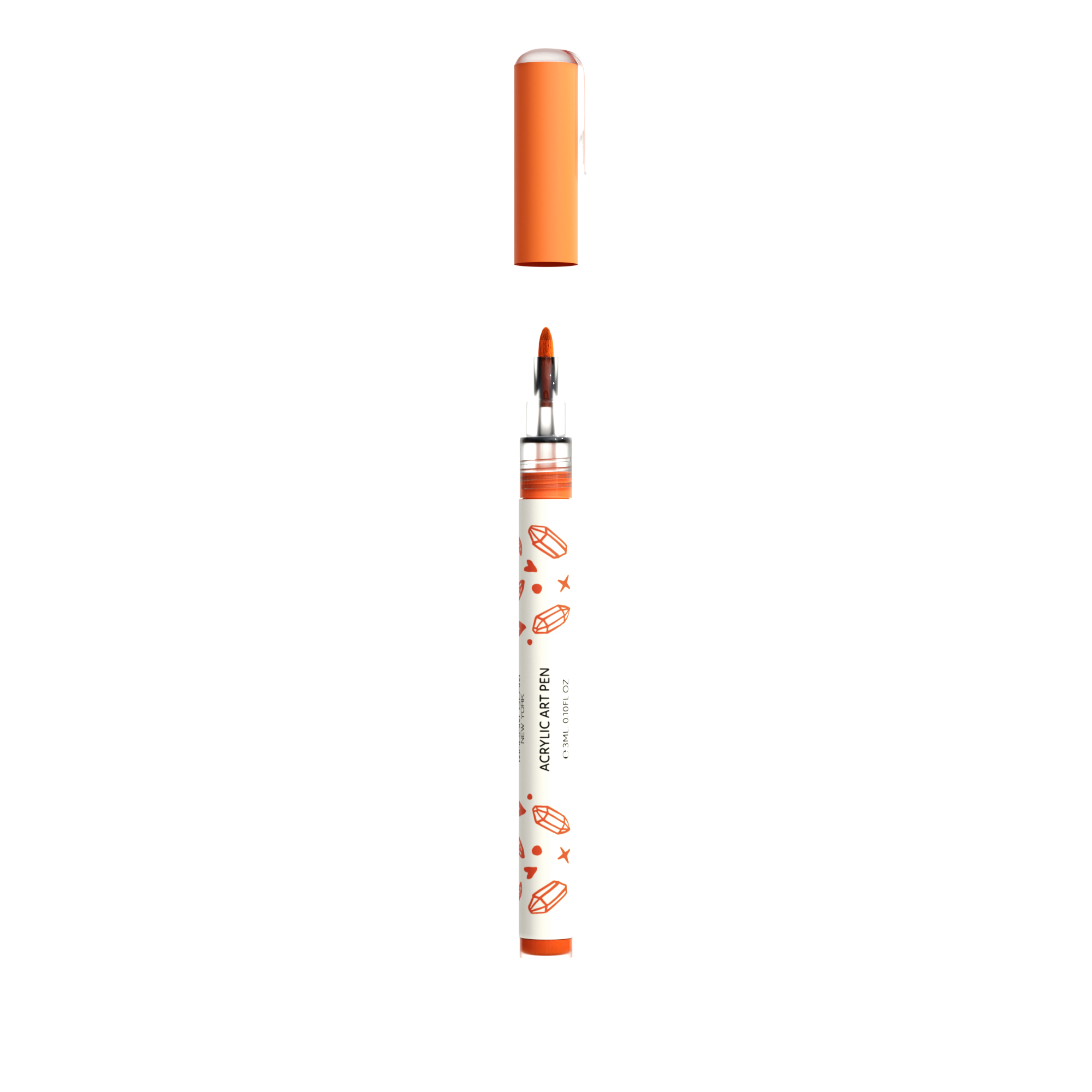 Orange Art Pen | Madam Glam