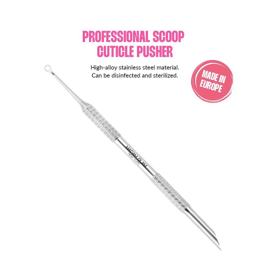 Professional Scoop Cuticle Pusher