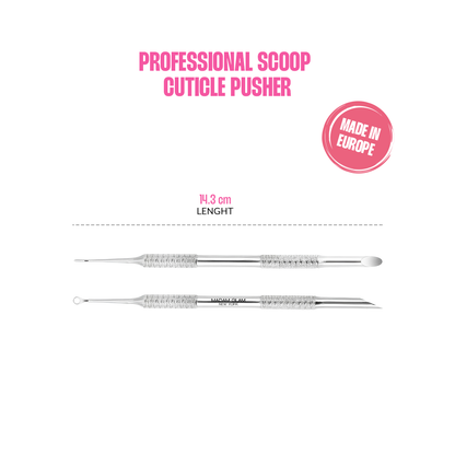 Professional Scoop Cuticle Pusher