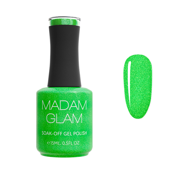 Madam_Glam_Soak_Off_Gel_Neon_Glittery_Sizzling_Lime