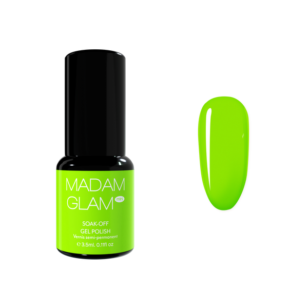 Neon Lime Green Madam Glam